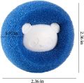 3PCS Hair Removal Cleaning Ball, Reusable Hair Remover Washing Machine Hair Laundry Ball. 