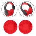 Headphone Covers Universal Durable Washable for Headsets 8cm red. 