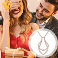 Alloy Necklace Adjustable Length Necklace Ring Holder Pendant Perfect Gift for Wife/girlfriend Southeast Asian Buyers' Favorite Pendant Necklace. 
