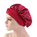 Women Satin Solid Sleeping Hat Night Sleep Cap Hair Care Bonnet Nightcap For Women Men Unisex Cap Bonnet De Nuit Shower Turban. 