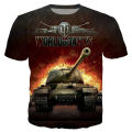 YX GIRL 2019 Fashion Mens t shirt Top game World Of Tanks Print tshirts summer casual streetwear t-shirt Drop shipping TK-58. 