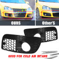 For Automotive Pair Front Bumper Fog Lamp Light Grill Grille For VW Jetta MK5 GTI GLI 2006-2009. 