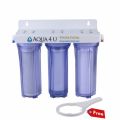 Triple Water Filter, Three Stage Water Purification System. 