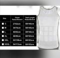 Slim n Lift Body Shaper Vest for Men (Black / White). 