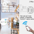Hidden Smart Switch Smart Life Wifi Smart Switch With Removable Guide Rail Smart Wifi Switch Module With Rail Bracket Work With Alexa Google Home. 