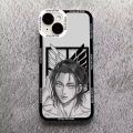 【Mascaraara】Anime Attack On Titan Phone Case For iPhone 11 12 13 14 15 Pro Max Mini XS MAX X XR SE 7 8 Plus Cover Transparent Shell Fundas. 