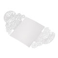 10pcs/pack Laser Cut Wedding Invitation Card 250gsm Shiny Paper Groom Bride Carved Pattern Invitations Wedding Banquet Supply. 