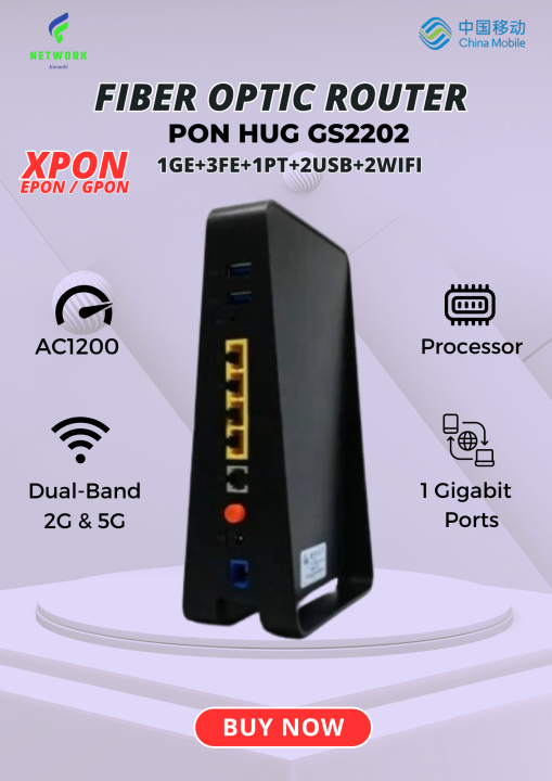 ChinaMobile Xpon Gpon Epon Original High Performance ONT (Renewed)Fiber ...
