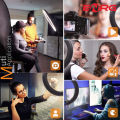 Energy - ENRG LED Ring Light 18 Inch \ 45 cm with 7.5ft Metal Tripod Stand Carry Bag And Adjustable Phone Holder. 
