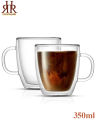 Double Wall Insulated Glass Cup 250ml for Tea, Coffee Cappuccino, Espresso. 