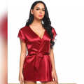 Pure Satin silk sexy hot honey moon nighty set, sexy nighty for girls, sexy nighty dress for women, sexy night suit for girls, hot sexy night suit for girls, honeymoon nightwear, ladies silky sexy nighty, ladies silk night suit. 