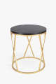 Round Small Coffee Table Flower Table Sofa Side Table Light Luxury Small Round Table Living Room Simple Mini Small Apartment Home Bedside Tabl. 