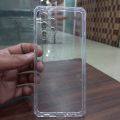 Back cover Samsung galaxy A32 Transparent with Camera protection soft jelly material. 