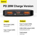 Baseus 20000mAh Fast Charging Power Bank, 20W Portable 10000/20000/30000mAh Powerbank with Digital Display, Compatible with Samsung/iPhone/mi/Huawei and More. 