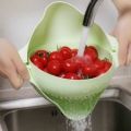 Kitchen organizer Double Layer Colander Drainer Basket with Bowl for Washing Fruits and Vegetables convenient kitchen accessories strainer kitchen organizer storage baskets. 