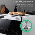 5 Pcs Metal Gas Stove Knobs 6mm Cooker Control Range Oven Knob Burner Knob Gas Hob Switch Replacement Parts Accessories. 