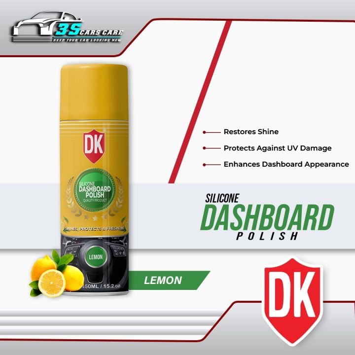DK Silicone Dashboard Polish Lemon – 450ml | Interior Cleaner & UV ...