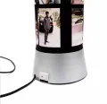 Customized auto rotating digital photo lamp. 