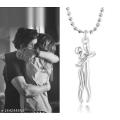 Hug Necklace for Couples - New Exquisite Hugging Couple Necklace Pendant for Men and Women. 