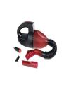 Pack Car Vacuum Cleaner &  Car Air Compressor Pump Red. 