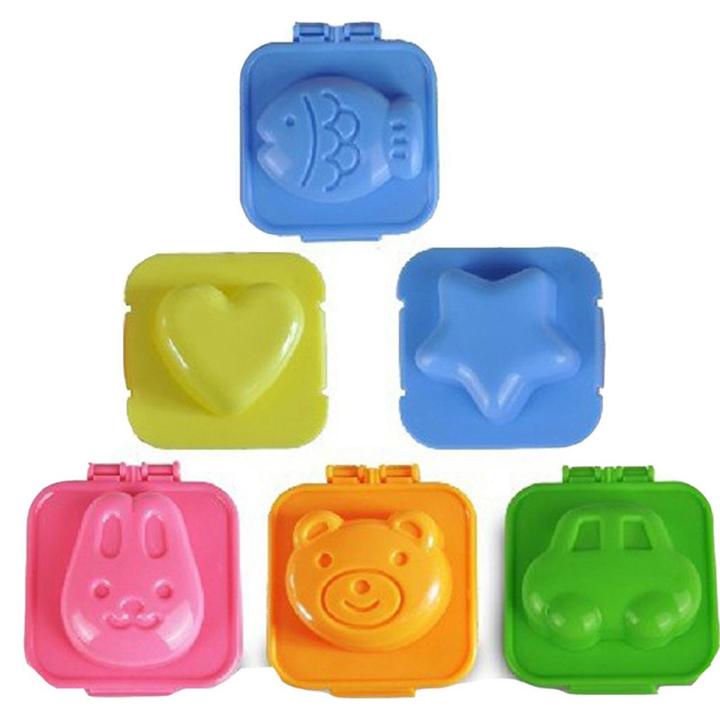 Egg Mold Cute Cartoon Baby Rice Ball Mold 3D Egg Ring Bento Accessories Tool Creek