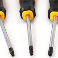 1Set Cr-V Torx Screwdriver Set with Hole Magnetic T5-T10 Screw Driver Set Kit for Telephone Repair Hand Tool Set. 