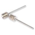 10 Pcs Basketball Football Inflating Needles Stainless Steel Ball Air Pump Pin Nozzle. 