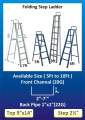 Folding Ladder with PVC non Slipped Pedal, Strong and Heavy Duty IRON Body, for Household Work. 