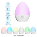 Bluetooth Ultrasonic Cool-Mist Humidifier with Essential Oil Aroma Diffuser with 7 Color LED Lights - 450ml. 