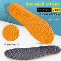 Popcorn Memory Foam Elastic Sports Insoles for Shoes Deodorant Breathable Running Cushion for Men Women Orthotic Shoes Sole Pad. 