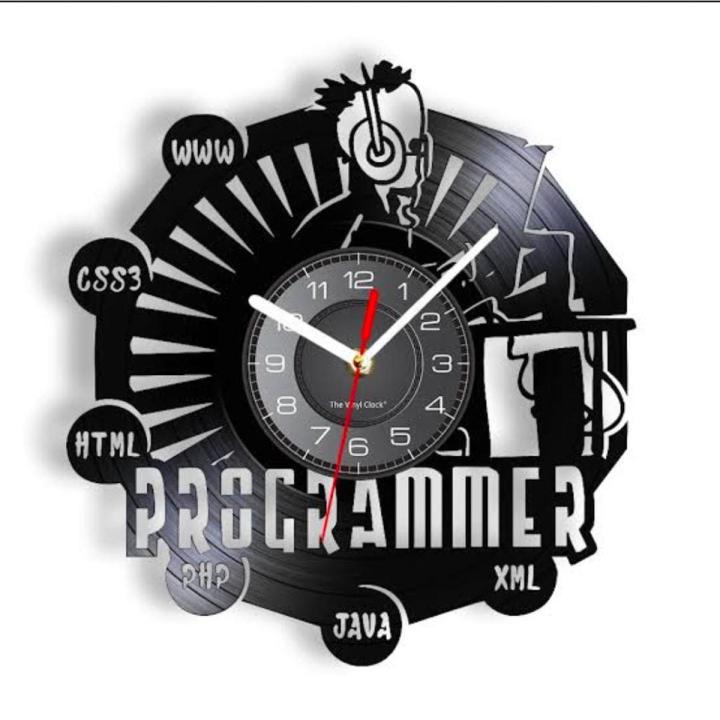Computer Programming acrylic wall Clock