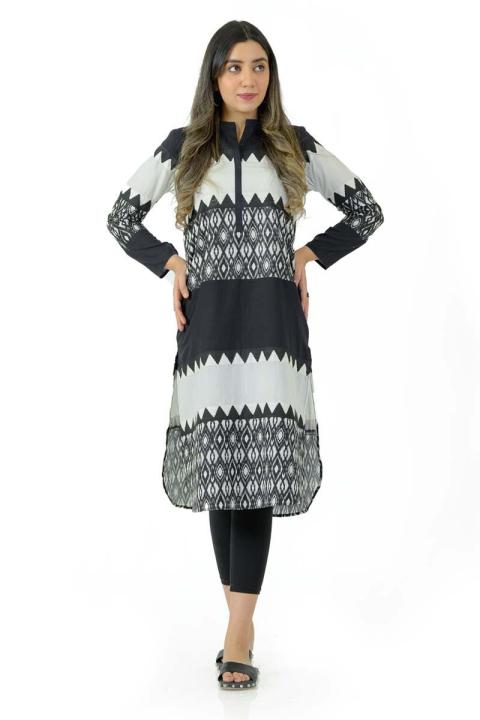 EGO Winter Collection 2019  Breakage  Off White Cotton Kurti For Women