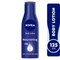 NIVEA Nourishing Body Lotion, Almond Oil, Extra Dry Skin, 125ml. 