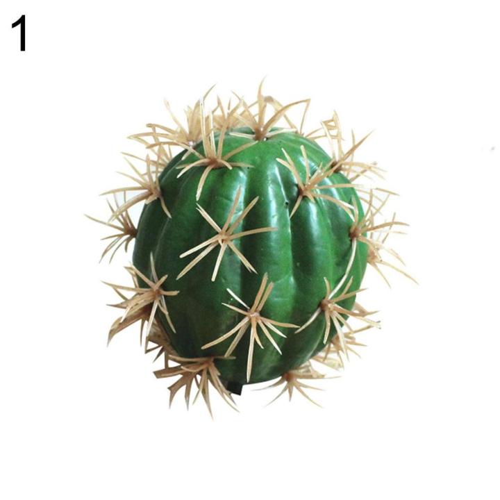 1Pc Foam Artificial Cactus Succulent Plant Bonsai Office Desk Home Party Decor