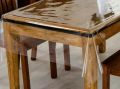 Plastic sheet, suitable for office table, dining table, coffee table Protector Waterproof Transparent Sheet Table Cover , Table top kitchen Decoration. 