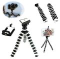 TechKart Large Gorilla Pod Flexible Tripod Stand Mini Octopus Tripod (10 inches) With Free Mobile Holder for Mobile DSLR Gopro - Large Size (10 inches). 