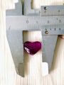 15 Glass Crystal Transparent Multicolor 13mm Heart Beads for DIY, Jewelry Making, Crafting – 13mm Heart Shape Beads | 28 pcs Mix Set. 
