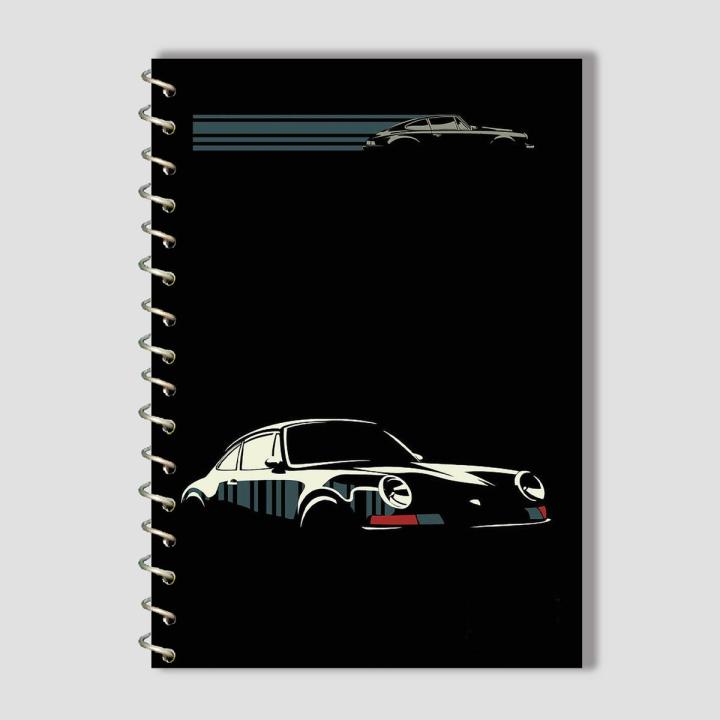 Spiral Notebook A4 or A5  -  Car