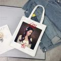 Lana Del Rey Singer Fans Women Canvas Shoulder Bag Canvas Tote Eco Just for Life Shopping Bag Canvas Tote Bag HandBag Daily Use. 