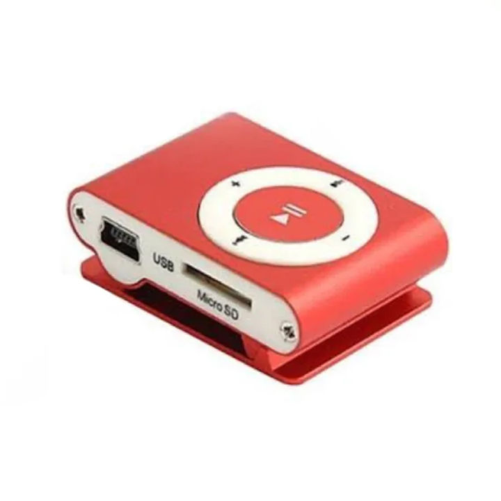 Mini MP3 MP4 Player Portable Shuffle Music Player with 8GB Memory Card Support Rechargeable, Plastic Design
