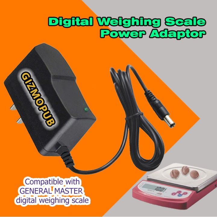 Universal Power Adaptor for General Master Digital Weighing Scale Power Supply Cable Adapter