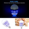 2 in 1 Mosquito Killer LED Light Bulb - Electronic Insect Bug Fly Zapper Lamp - Original Insects Killer LED Bulb - Screw Type LED Bulb Suitable for Indoor Outdoor Porch Backyard - Built In Trap Indoor Outdoor Insect Killer. 
