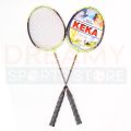 Keka Nano-Carbon 533 Professional Badminton Racket Set | World-Class Performance | No-Joint Carbon Frame | Smash Power. 