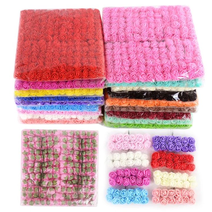 Pack%20of%2024%20Mini%20Artificial%20Rose%20Heads%202cm%20PE%20Foam%20Flowers%20for%20Wedding%20and%20Home%20Decor%20-%20Image%204