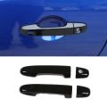 Car Exterior Door Hle Cover Trim for Toyota 86 GT86(Carbon Fiber). 