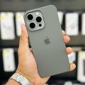 Official Silicone Case for iPhone 15 / 15 Plus / 15 Pro / 15 Pro Max Case – Back Cover with Apple Logo – Natural Titanium. 