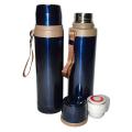 Insulated Stainless Steel Bottle - Imported - 750ml - Blue. 