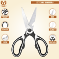 Kitchen Scissors, Multi-Function Stainless Steel Kitchen Scissors, Vegetable Slicer Scissors with Cover Kitchen Tool By Muhandisaan Trading. 