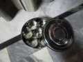 7 Partitions Large Spices Container Round Box Stainless Steel. 
