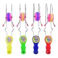 Magic Rail Twirlers Magnetic Gyro Wheel Spinning Top Toy Colorful Rainbow LED Lights Effect. 